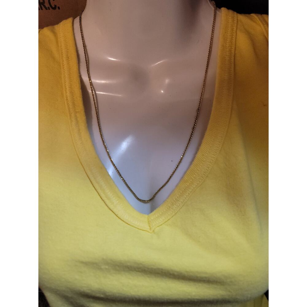 Gold Plated 925 Diamond Cut Rope Necklace
